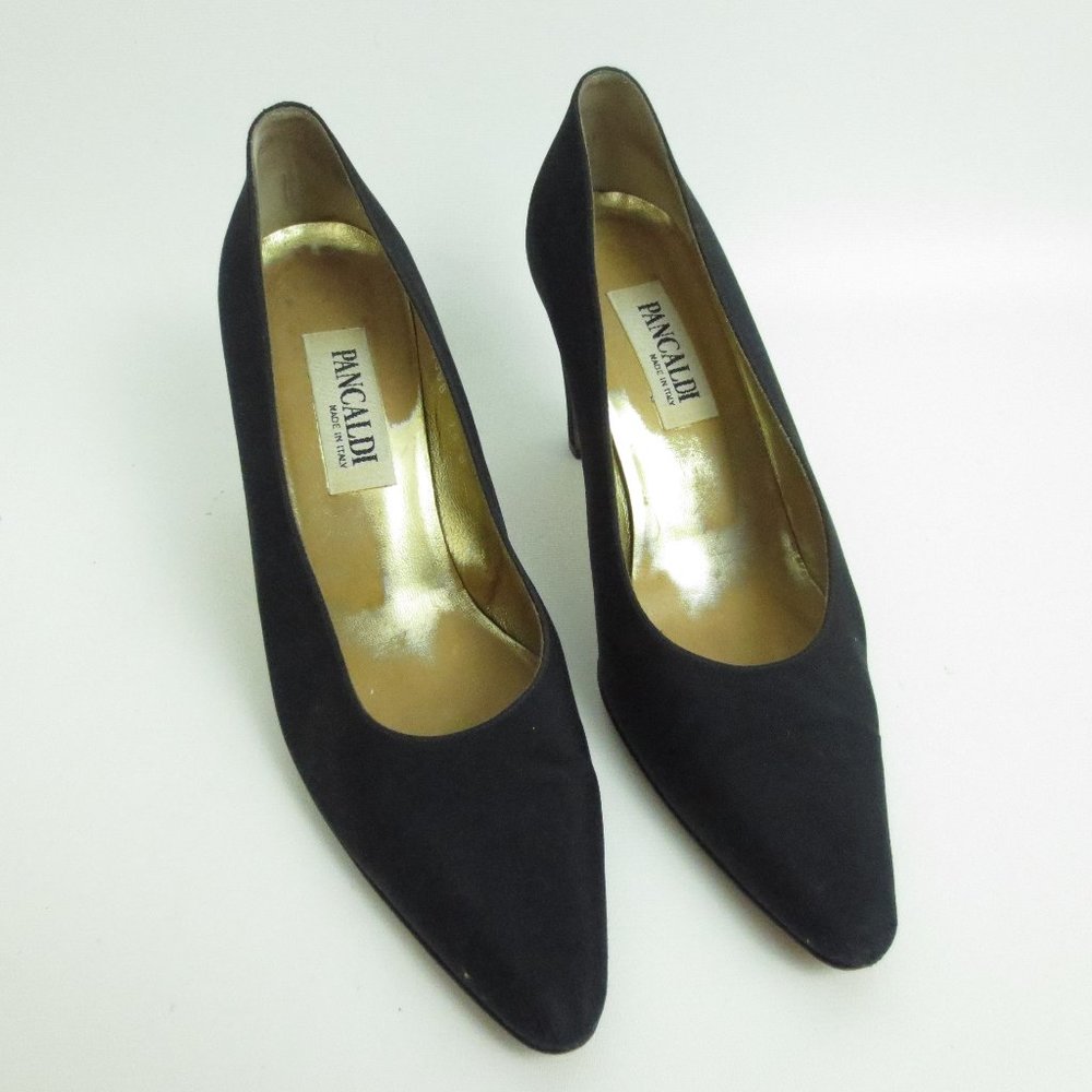 PANCALDI Shoes Womens Pointed Toe Pumps Heels